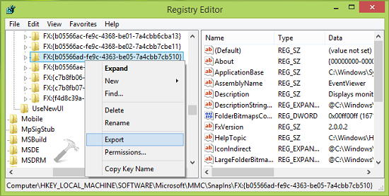 MMC Could Not Create The Snap-in. The Snap-in Might Not Have Been Installed Correctly For Event Viewer