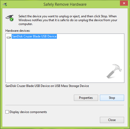 Where Is Safely Remove Hardware In Windows Vista