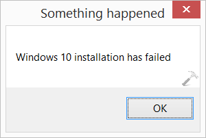 dswindows failed to install