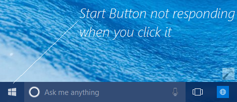 [FIX] Start Button Not Working In Windows 10