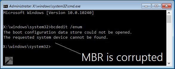 Command To Repair Mbr In Vista