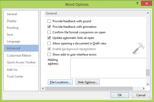 How To Change Custom Office Templates Folder Location In Office 2013