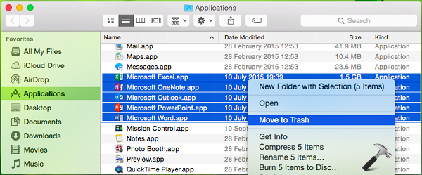 office 365 uninstall tool mac