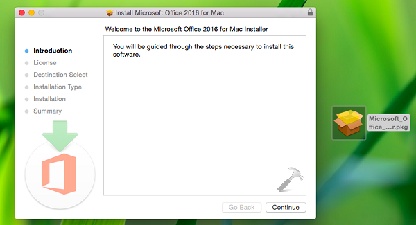 microsoft office install for mac