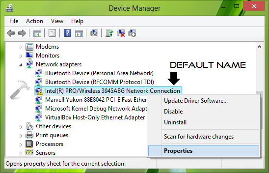 In the Properties window, select the Driver key property from drop-down list. Copy the Value as shown in below image.