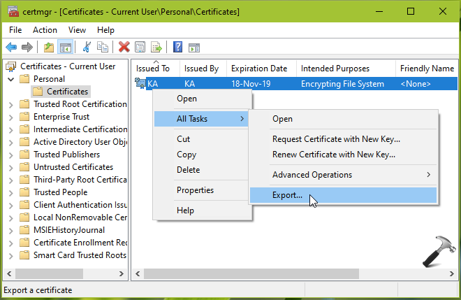upgrade to windows 10 pro system key file encryption