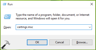 windows 10 certificate manager