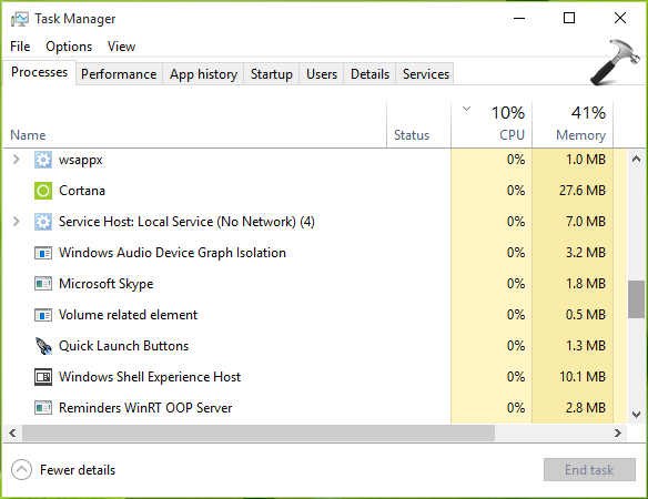 task manager will not open windows 10