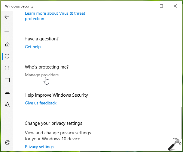 cannot turn windows defender on windows 10