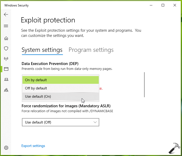 windows 10 exploit protection - windows defender exploit guard