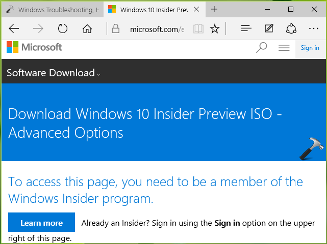 Windows Insider Program Iso Download