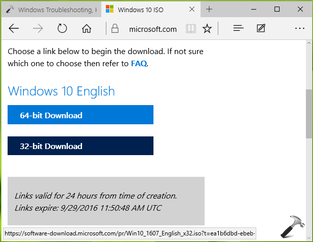 download microsoft windows 10 home iso file