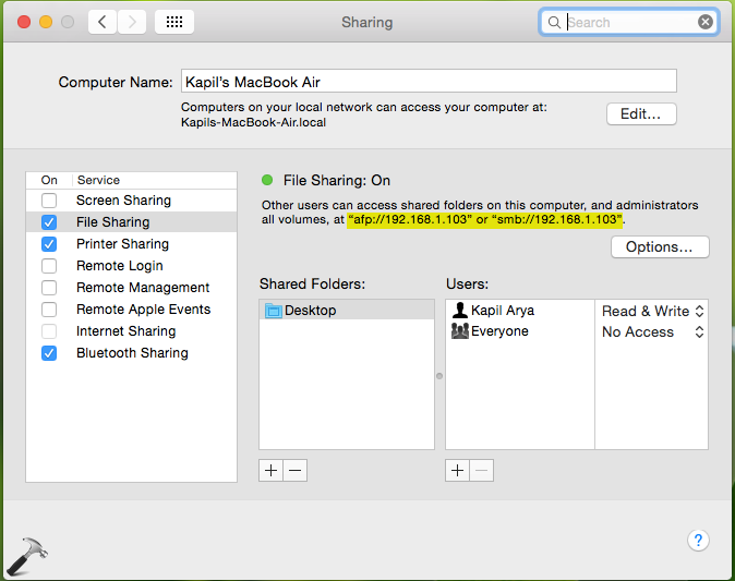 how to transfer documents from mac to pc