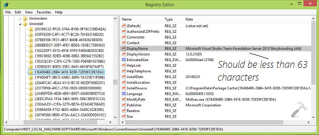 Displayname field missing from registry need for speed 2015