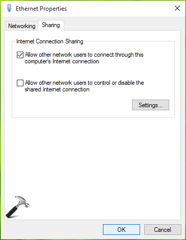 Ошибка internet connection sharing cannot be enabled a lan connection