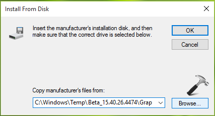 FIX Application Has Been Blocked From Accessing Graphics Hardware In Windows 10