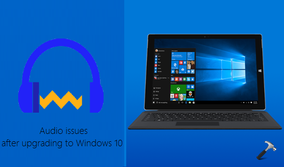 windows 10 no audio