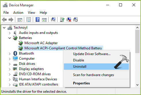 Image result for reinstall battery driver windows 10