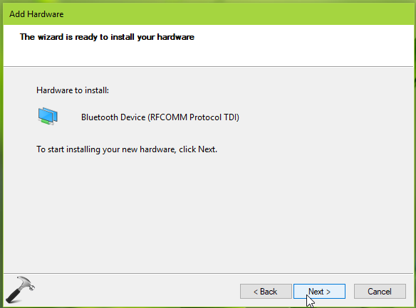 bluetooth not showing in device manager windows 10