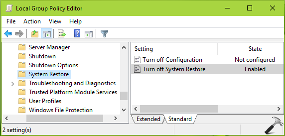 [FIX] Can't Enable System Protection In Windows 10