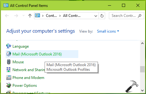 cannot start microsoft outlook 2016