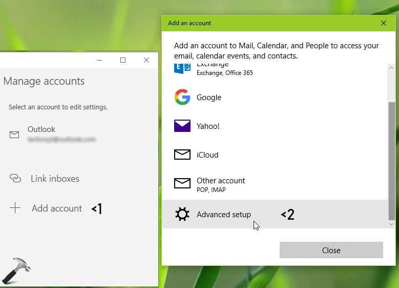 how to stop my gmail emails from downloading to windows 10 email app