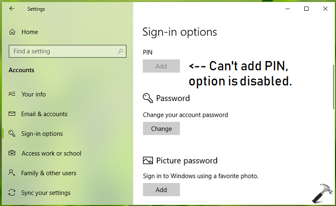 cant login to windows 10