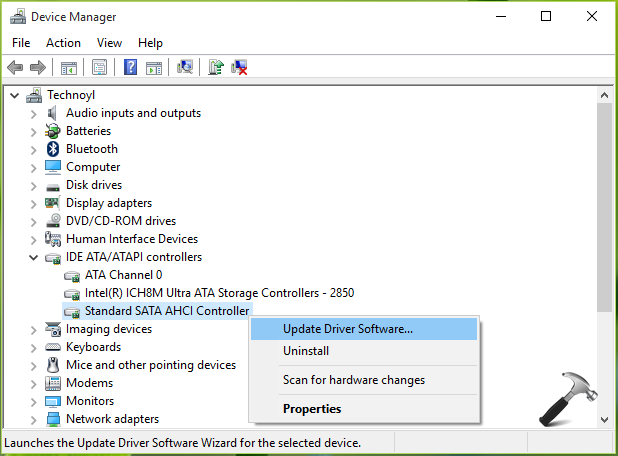 standard sata ahci controller driver 15.7.0.1014