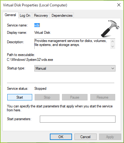 [FIX] Disk Management Could Not Start Virtual Disk Service On Windows 10