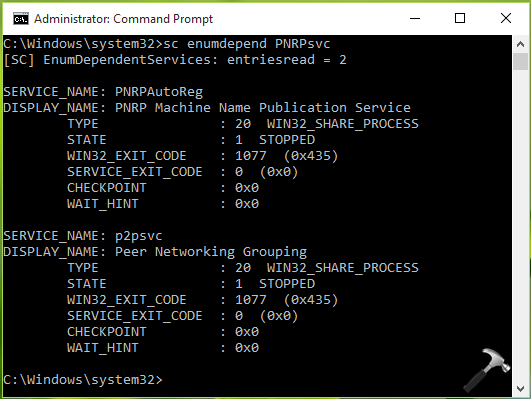 windows find file dependencies