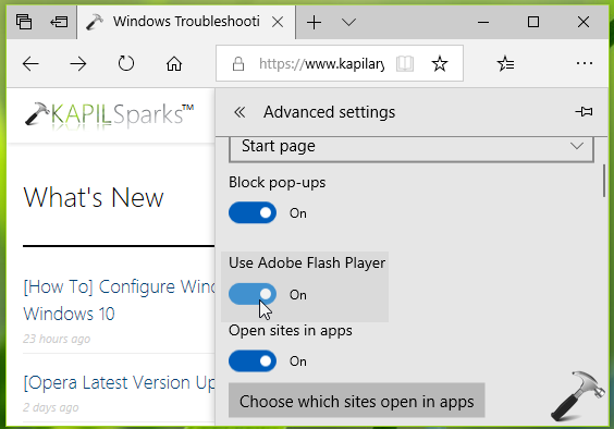 flash player download microsoft edge click ok