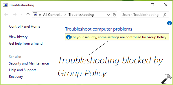 windows defender blocked by group policy win7