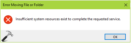 insufficient system resources paragon extfs