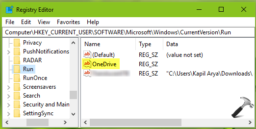 onedrive not starting automatically windows 10