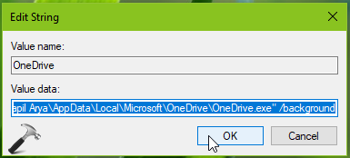 onedrive not starting windows 10