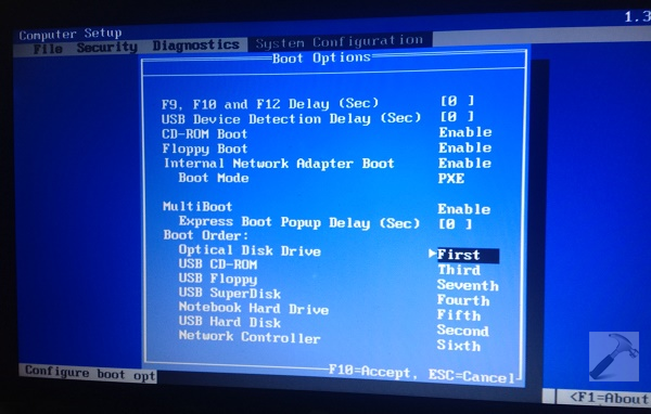 Reboot and select proper boot device после установки ssd