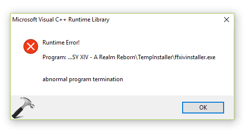 Fix Runtime Error Abnormal Program Termination In Windows 10