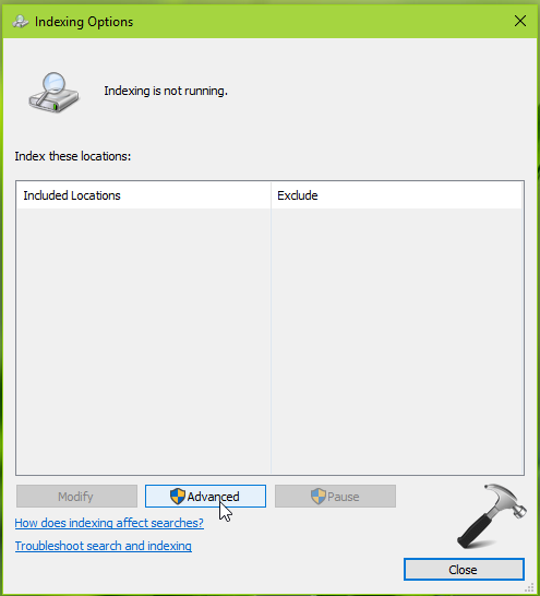 [FIX] 'Search Indexing Was Turned Off' In Windows 10