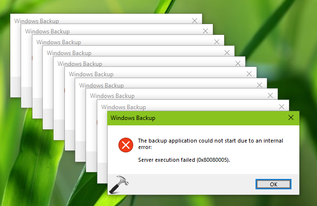 0x80080005. Failed! 0. Internal Error 0x0a Protection initialization failed. Internal script failure перевод Error:.