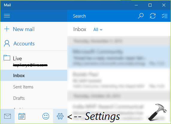 how to make text smaller in windows 10 mail app