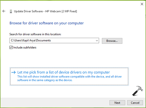 260ci wia driver windows 10