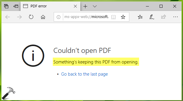 Fix Something S Keeping This Pdf From Opening In Microsoft Edge