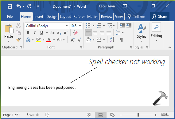 fix-spell-checker-not-working-in-word-2016