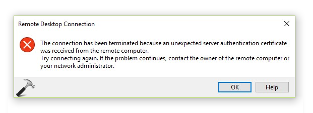 apple remote desktop authentication failed