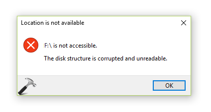 disc image file corrupted windows 10