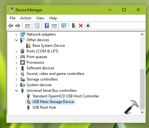 FIX: USB Drive Not Up In Windows 10