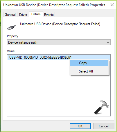 [FIX] Dispositivo USB desconhecido (Falha na solicitação do descritor do dispositivo) no Windows 10