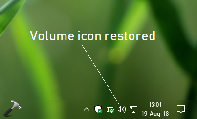 Fix Falta El Icono De Volumen En La Barra De Tareas De Windows