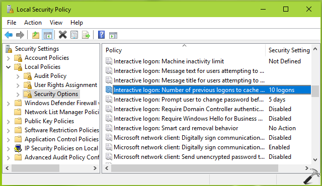 cache user credential on mac for windows domain