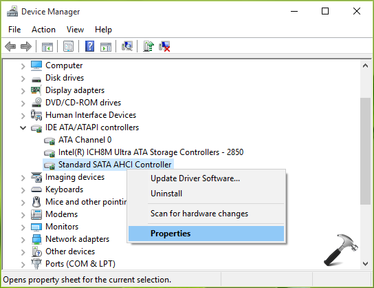 standard sata ahci controller driver for windows creator